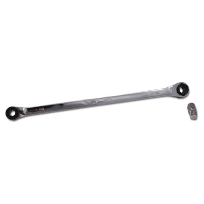 VIM Tools 8 Inch Hex Bit Ratchet, 10/4 Inch And 5/16 Inch Hex with 1/4 Inch Square Drive Insert
