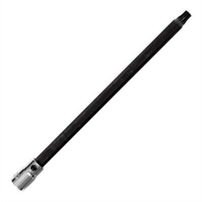 VIM Tools VIM Tools T45 Half Cut Security Driver Bit, Tamper Proof, 3/8 in. Square Driver, 1-1/8 in. OAL