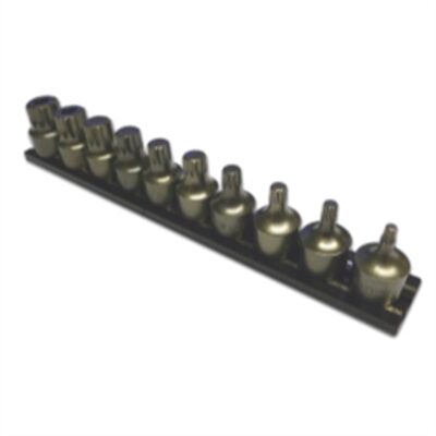 VIM Tools Impact XZN Driver Set 10 Piece Power Or Hand Approved, 3/8 Square Drive