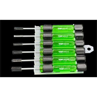 VIM Tools 6 Piece Miniature Nut Driver Set - Metric