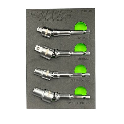 VIM Tools 4 Piece Power Drive UJ Adapter Set