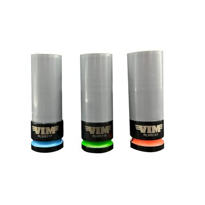VIM Tools 3 Piece Rapid Load Lug Nut Socket Set - 1/2 Inch Drive (17, 19, 21 mm)
