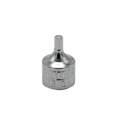 VIM Tools 3 mm Hex One Piece Drive Bit, 1/4 Inch Square Drive
