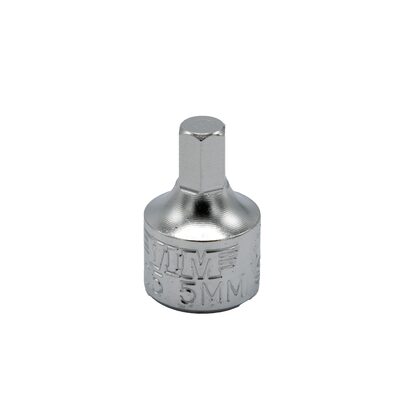 VIM Tools 5 mm Hex One Piece Drive Bit, 1/4 Inch Square Drive