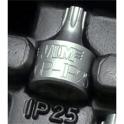 VIM Tools T25 TORX Plus, 1/4 Inch Square Drive One Piece Design, S2 Impact Quality
