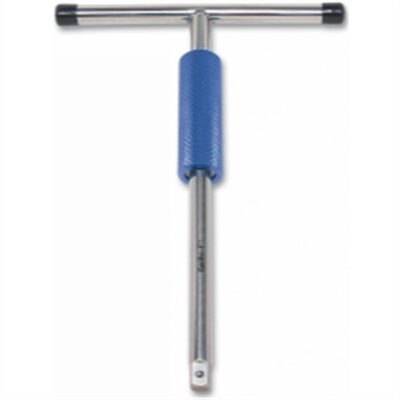 VIM Tools 1/2 Inch Turbo T, Speed T Handle Wrench, Stainless Steel with Blue Handle
