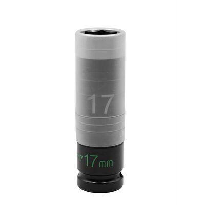 VIM Tools 17MM THIN WALL IMPACT LUG NUT SOCKET - 1/2'' DR.