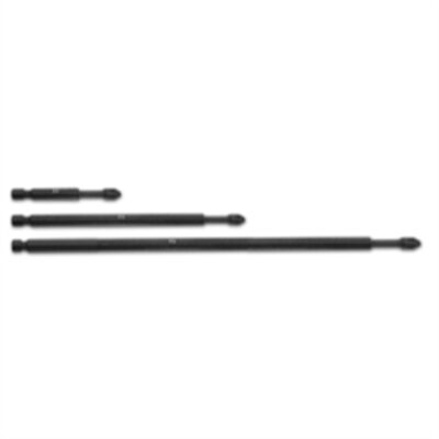 VIM Tools Philips P2 Torsion Power Shank Driver Set, 3 Piece 3, 6, & 9 Inch Philips Drivers