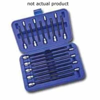 VIM Tools T27 TORX Driver 8 Inch OAL, 3/8 Inch Square Drive Holder