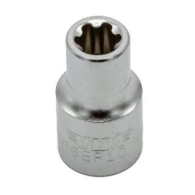 VIM Tools Ep10 - TORX Plus Socket, 3/8 Inch Square Drive, Satin Chrome