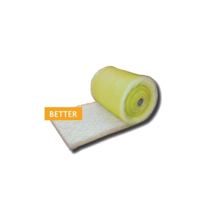 Viledon Filters 400-136 400 Paint Arrestor Roll, 36 in W x 2-1/2 in D x 100 ft H, 22 g Fiberglass Media