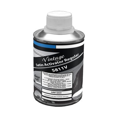 Vintage Flatz CP5811-16 Regular Speed Activator, 0.5 pt Can, Colorless, Liquid, Use With: Hot Rod Colors