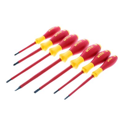 WIHA Tools 7 Piece Insulated SoftFinish Screwdriver Set
