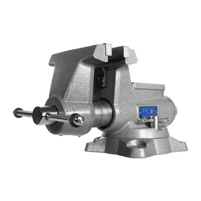 Wilton 865M - Mechanics Pro 6-1/2" Jaw Width, Round Channel Vise with Swivel Base
