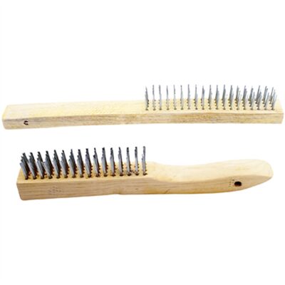 Wilmar Corp. / Performance Tool 2 Piece Wood Handle Wire Brush