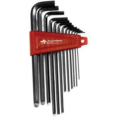 Wilmar Corp. / Performance Tool 12 Piece SAE Long Hex Key Wrench Set