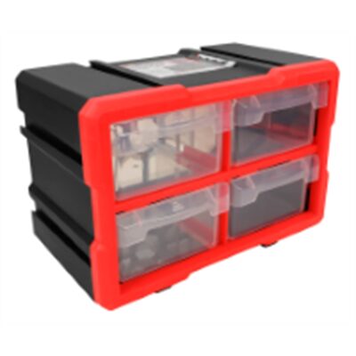 Wilmar Corp. / Performance Tool 4-Drawer Interlocking Storage Bin
