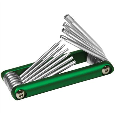 Wilmar Corp. / Performance Tool 10 Piece Aluminum Folding Star Key Set