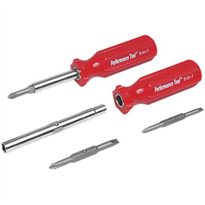 Wilmar Corp. / Performance Tool 6-in-1 Screwdriver