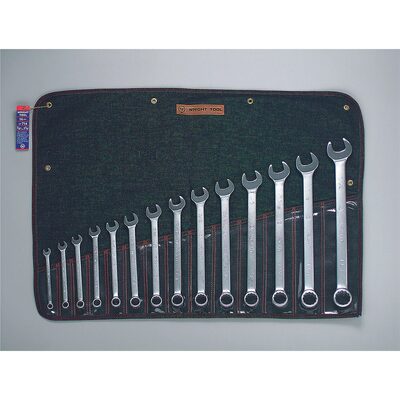 Wright Tool Wrench Set 12Pt Comb 15Pc