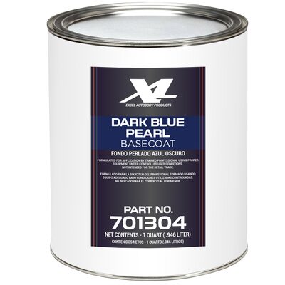 Excel Auto Body Products DARK BLUE PEARL B/C QT.